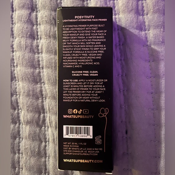 Whats Up Beauty
Posy-tivity Lightweight Hydrating Face Primer 30ml - Picture 2 of 4